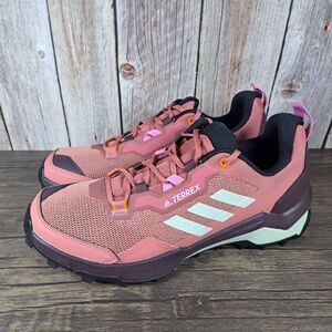Adidas Terrex AX4 Primegreen Wonder Red Trail Shoes Women's Sz 9.5 (Worn Once)
